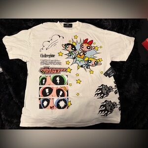Civil Regime x Powerpuff Girls Graphic Tee White XXL NWT Limited Collab